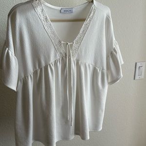 White boutique shirt
